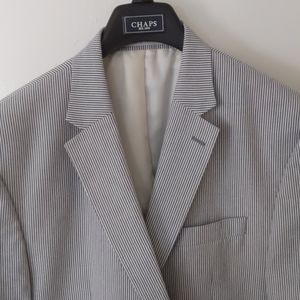 Men's seersucker sports coat